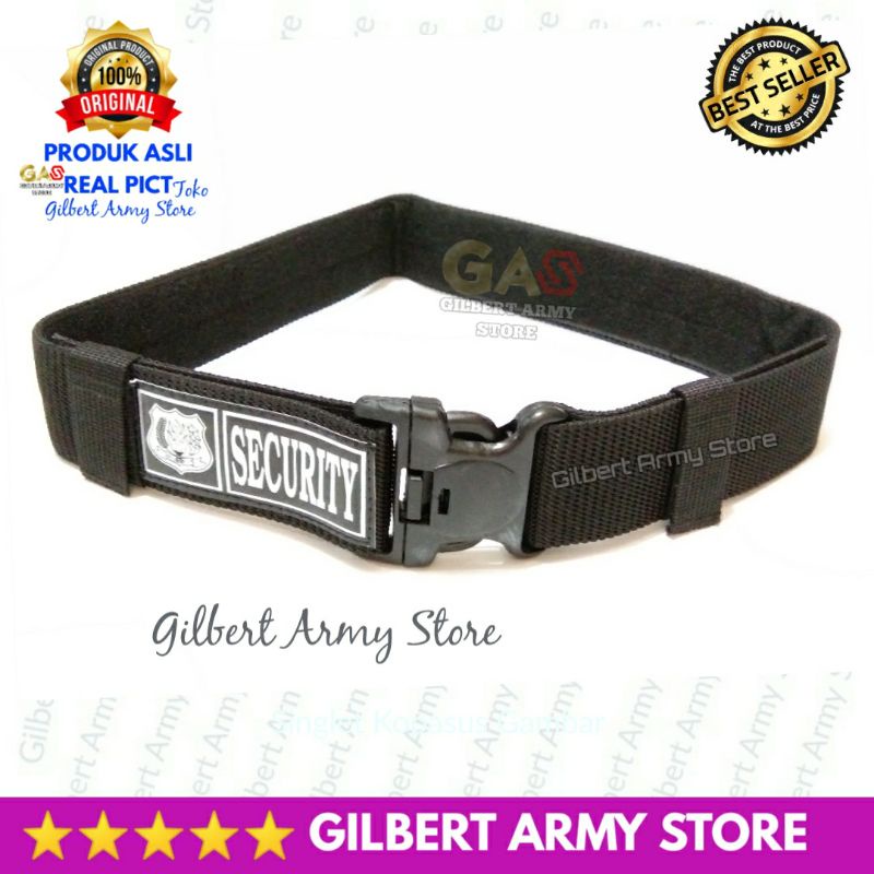 GILBERT ARMY STORE Kopel Satpam Terbaru Type Blackhawk Hitam Promo Kopel Security Murah Tactical