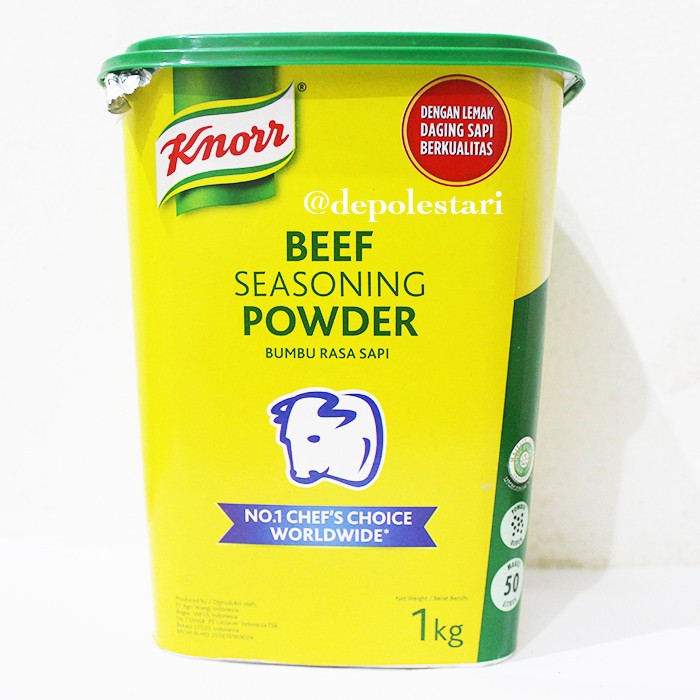 Jual Knorr Beef Seasoning Powder 1kg Kaldu Sapi Shopee Indonesia