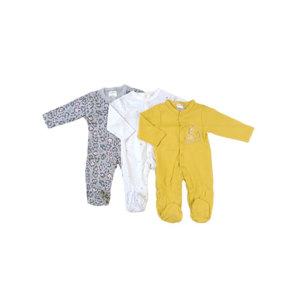 BABY K2 - Baby Sleepsuit Isi 3 Pcs Motif Random Import