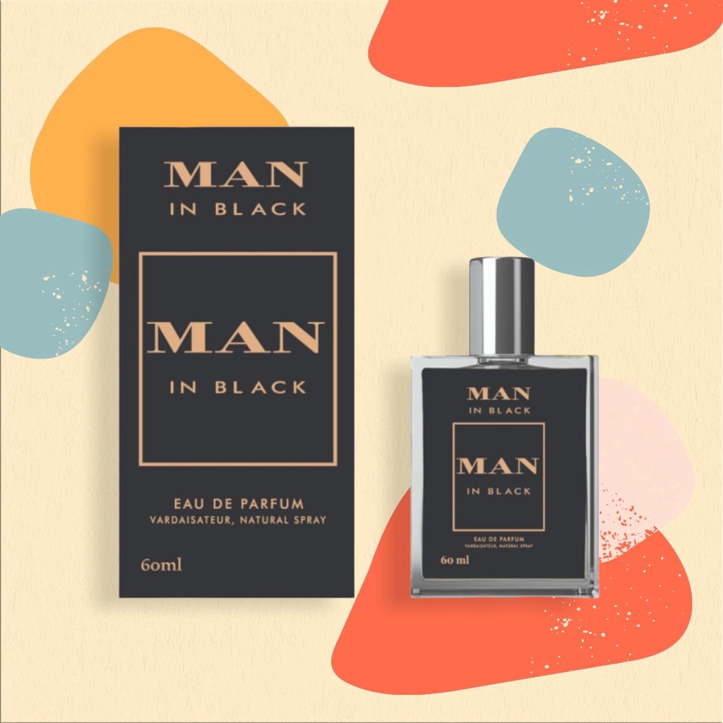 GEN - BPOM Parfum Man In Black 50ml Premium / Parfum Man In Black 50ml Best Seller / Parfum Pria Wangi Tahan Lama