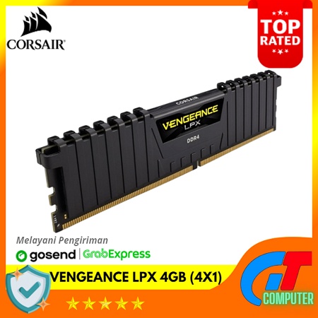 CORSAIR VENGEANCE LPX 4GB (4X1) CMK4GX4M1A2400C16