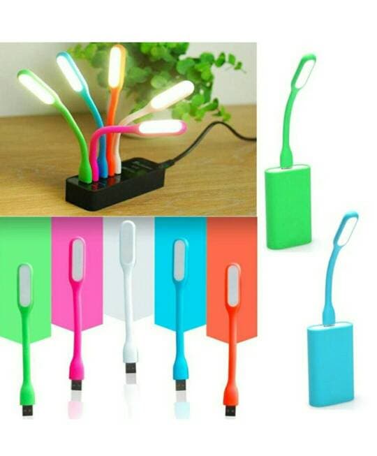 Lampu LED USB Laptop Murah Baca Model Sikat Unik Lucu Flexible Emergency Light Warna Warni Praktis