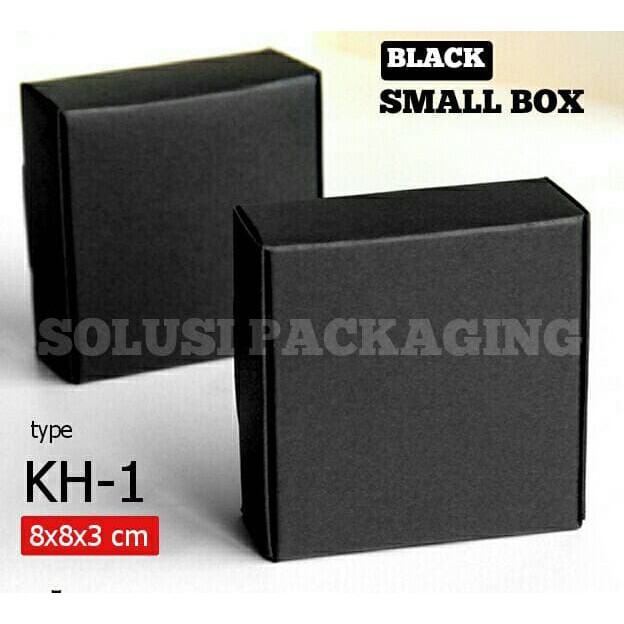 

ISI 36PCS KOTAK AKSESORIS HITAM/BOX/TEMPAT SOUVENIR/PILLOW BOX/BUNGKUS/KARDUS