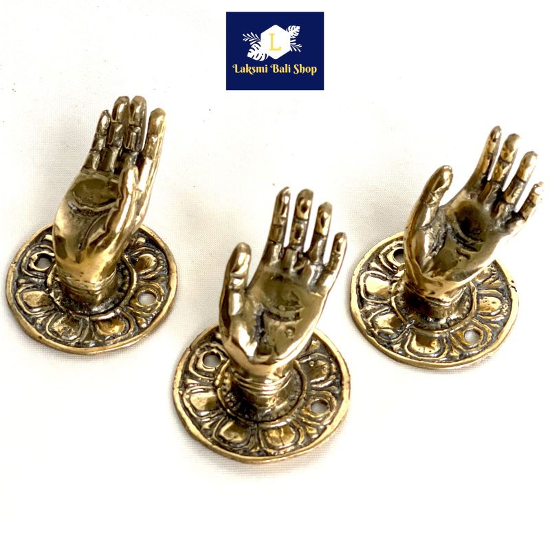 Kapstok, Gantungan, Cantolan Bless Hand bahan Kuningan