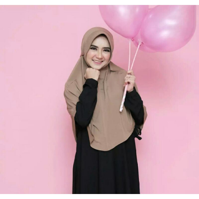 Hijab maryam pet tali instan