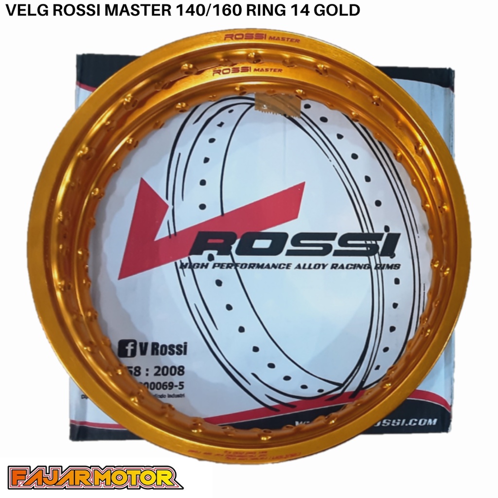 VELG SET ROSSI MASTER 140 160 RING 14 ISI 2 VELG HOLE 36