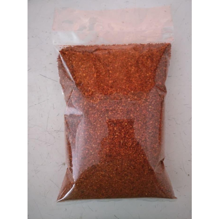 

Chili Granule 1kg / Cabe Bubuk Kasar / Cabe Granules Import Halal Best Seller