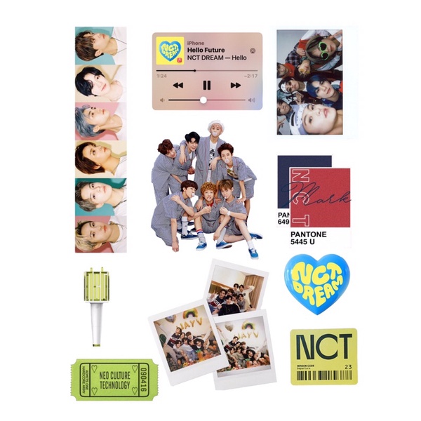 

sticker a4 Nct dream kpop sticker hp sticker buku sticker kuku