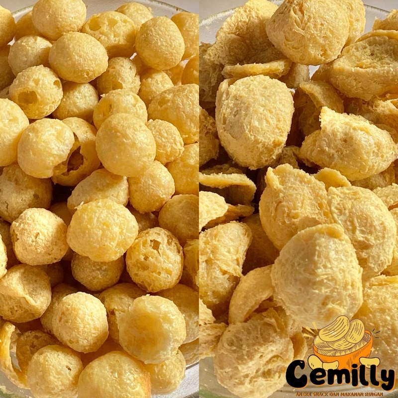 

[CEMILLY] 1000gr Kripik Tahu Walik Tahu bulat Cemilan Snack kiloan