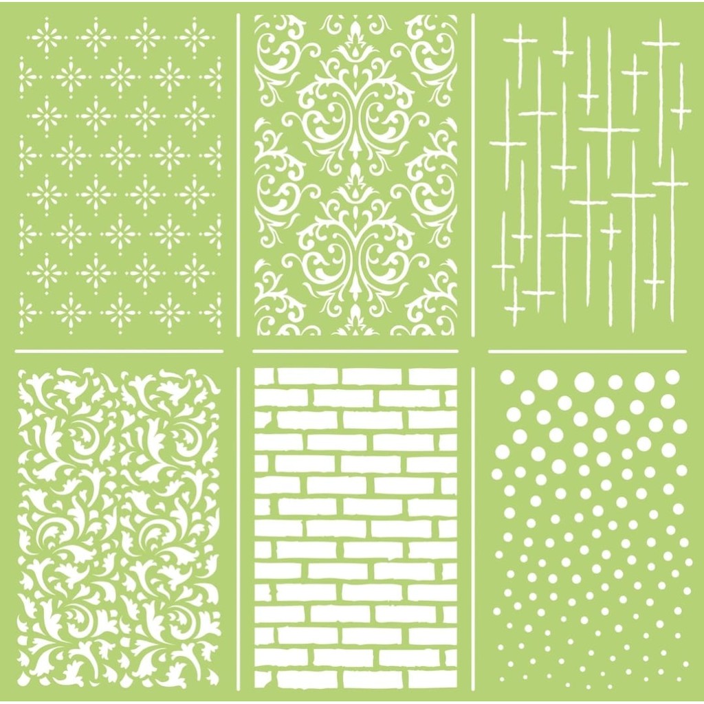 

KAISERCRAFT 12 X 12" DESIGNER TEMPLATES - 4