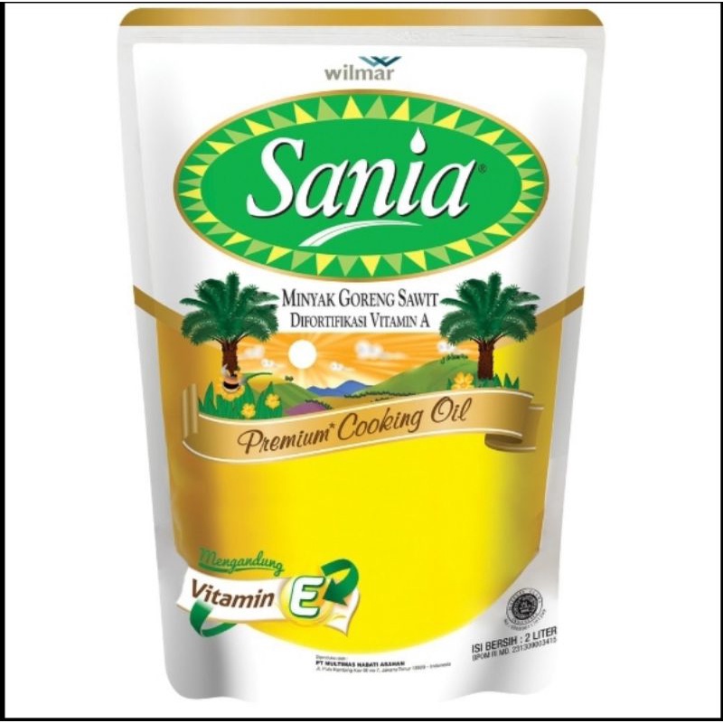 

sania minyak goreng 2 liter