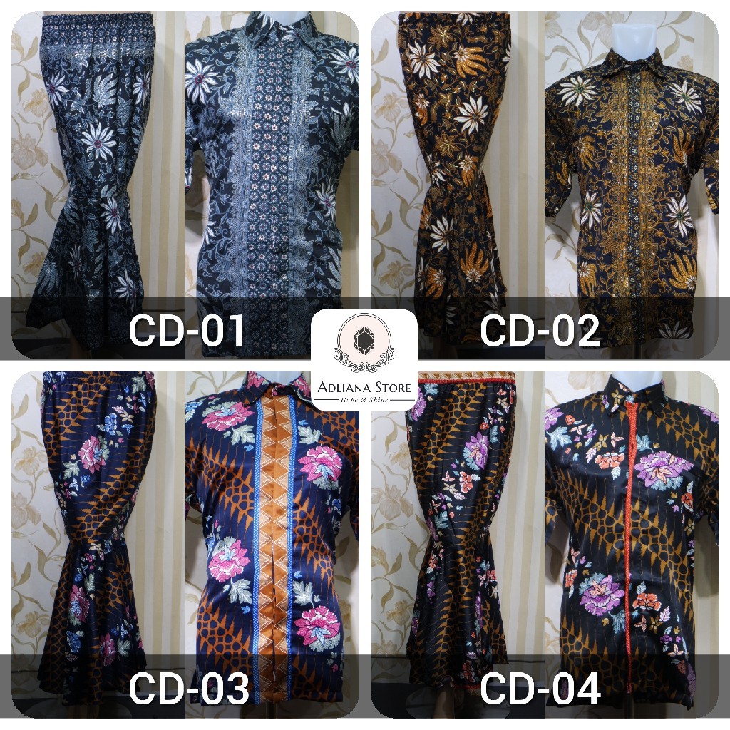 (COD) Rok Duyung dan Kemeja Batik / Couple Duyung / Couple Batik / Batik Couple HANANIA KEBAYA COLLECTIONS