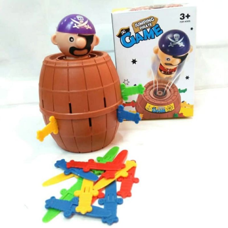 Mainan Anak Jumping Pirates Roulette - Pirates Barrel