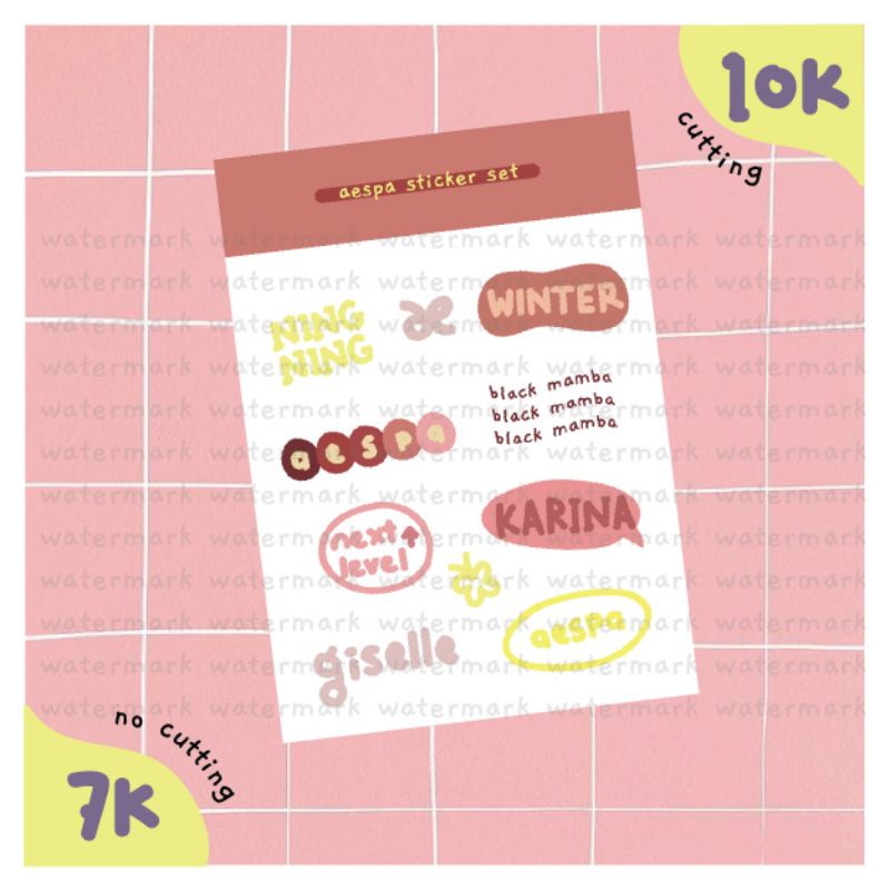 Aespa Sticker Set