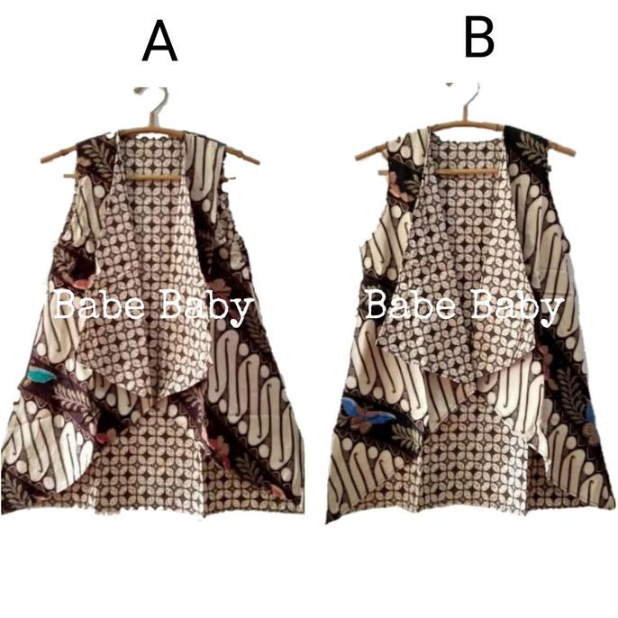 Terbaru Outer Rompi Batik Bolak Balik Sale