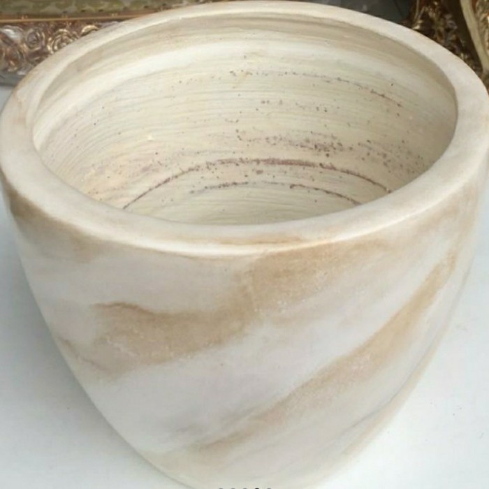 Bayar Ditempat | COD | Barang Antik | Pot Terakota Motif Granit2