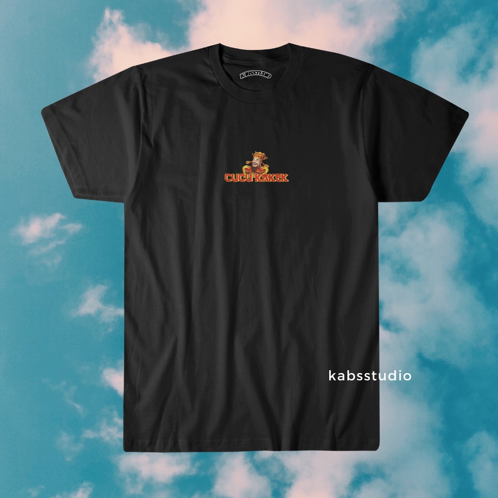 Kabsstudio Cucu Kakek Black Tshirt
