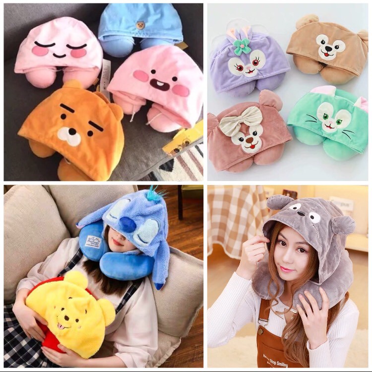 BONEKA BANTAL LEHER TSUM TSUM DONALD DUCK DUMBO STITCH MELODY KUROMI LOTSO MARIE CAT CINNAMOROLL PURIN MELODY HELLO KITTY KUROMI STELLA LOU WINNIE THE POOH SHELLIE MAY RYAN APEACH NECK PILLOW