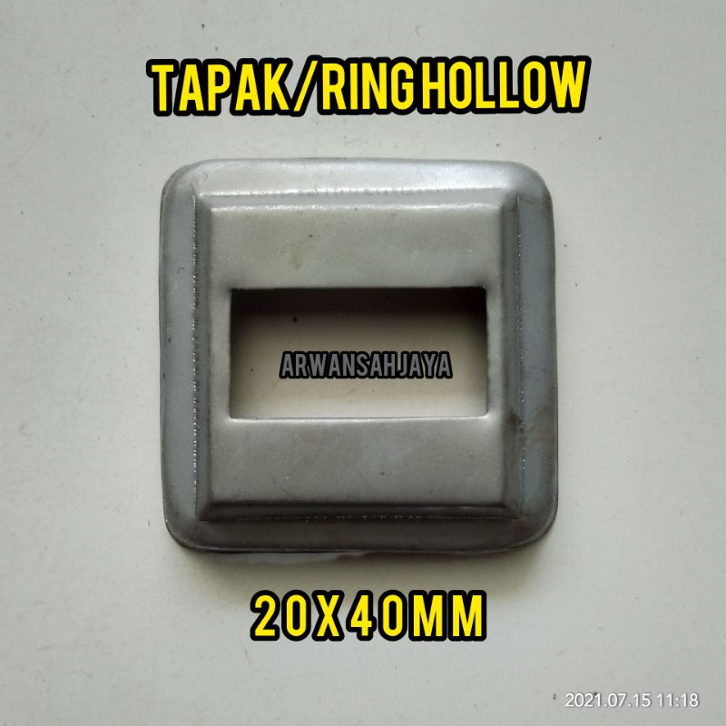 TAPAK/RING HOLLOW 2X4 ORNAMEN PAGAR BESI