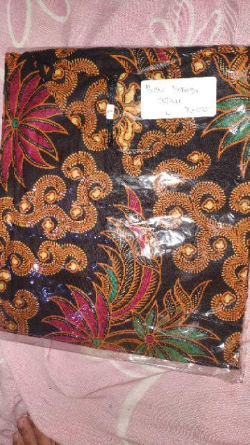 Atasan Batik Dolby Dolbi Dobby Doby Tenun Sutra Tulis Halus Katun Atbm Baron ,sarombit Atasan.