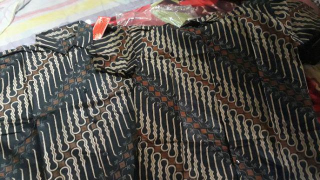 Couple Ayah Anak Batik Sogan Parang Liris