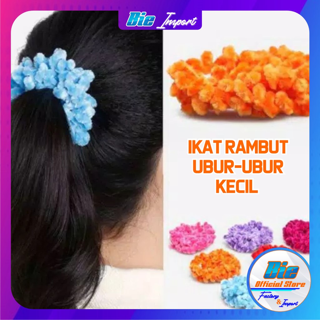 Ikat Rambut Ubur-ubur / Kunciran Rambut Cendol Hijab-KECIL