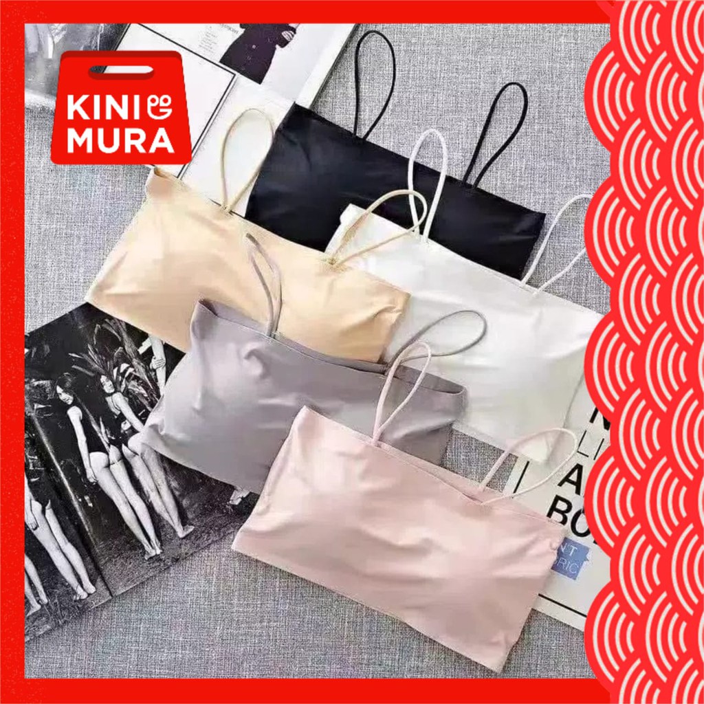 BH Kemben Wanita Bra Tanpa Kawat Sport Jumbo Sorex Remaja Tali Crop Top Korea Underwear Bralette