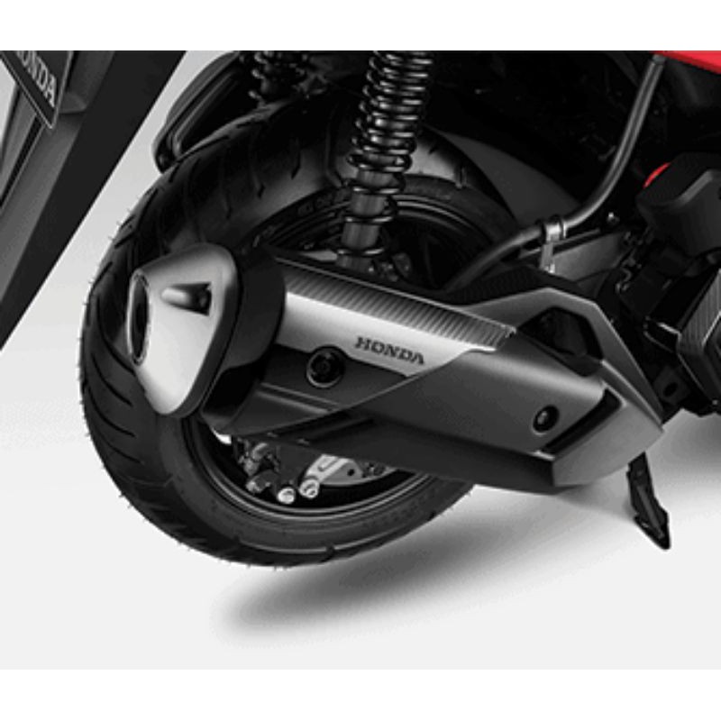 Aksesoris Resmi New Honda PCX 160 Garnish Knalpot Cover Kenalpot New Honda PCX 160 Garnish Muffler