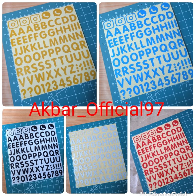 

STICKER CUTTING HURUF ABJAD ANGKA BERKUALITAS TERMURAH