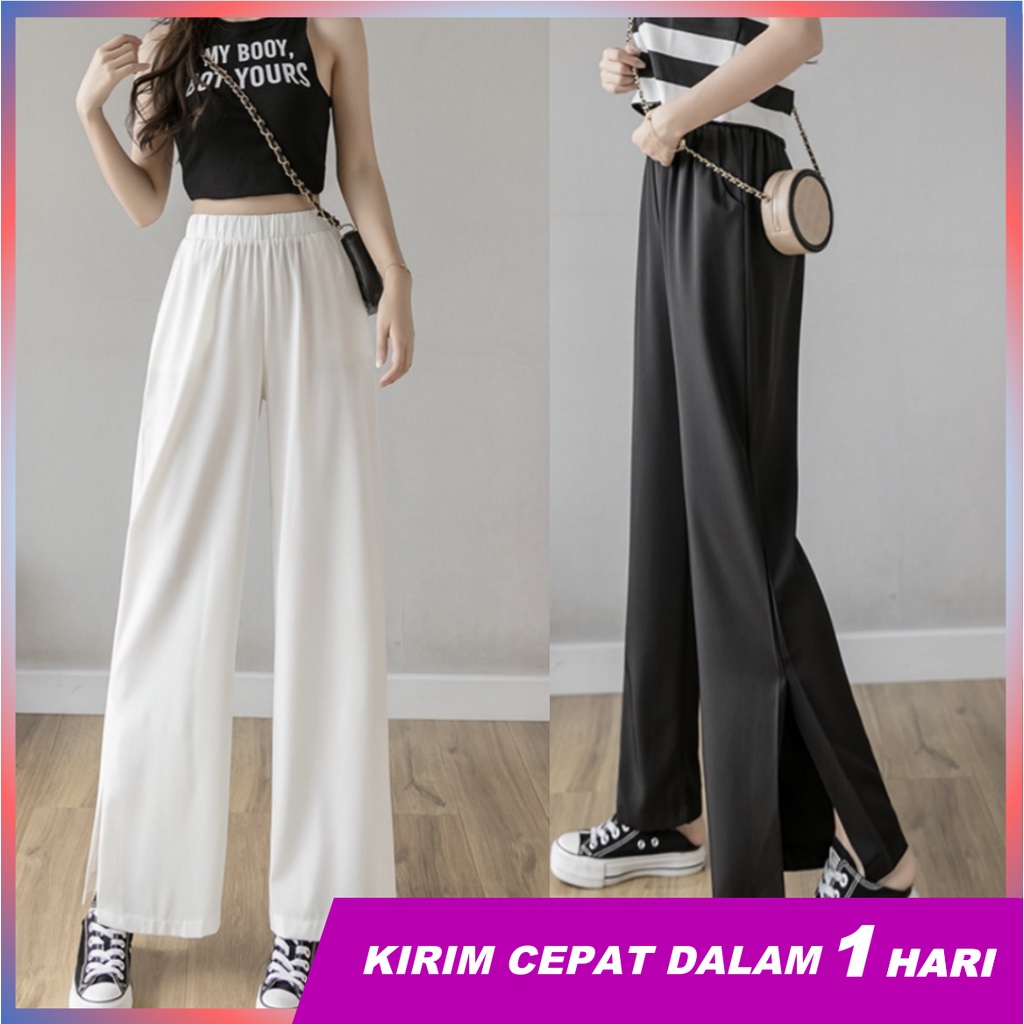 Super66 Celana wanita kulot highwaist / celana wanita murah / celana wanita panjang / celana wanita scuba