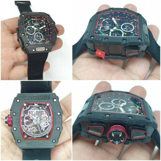 JAM TANGAN PRIA MCLAREN CARBON AUTOMATIC GRADE AAA+ SUPER PREMIUM QUALITY