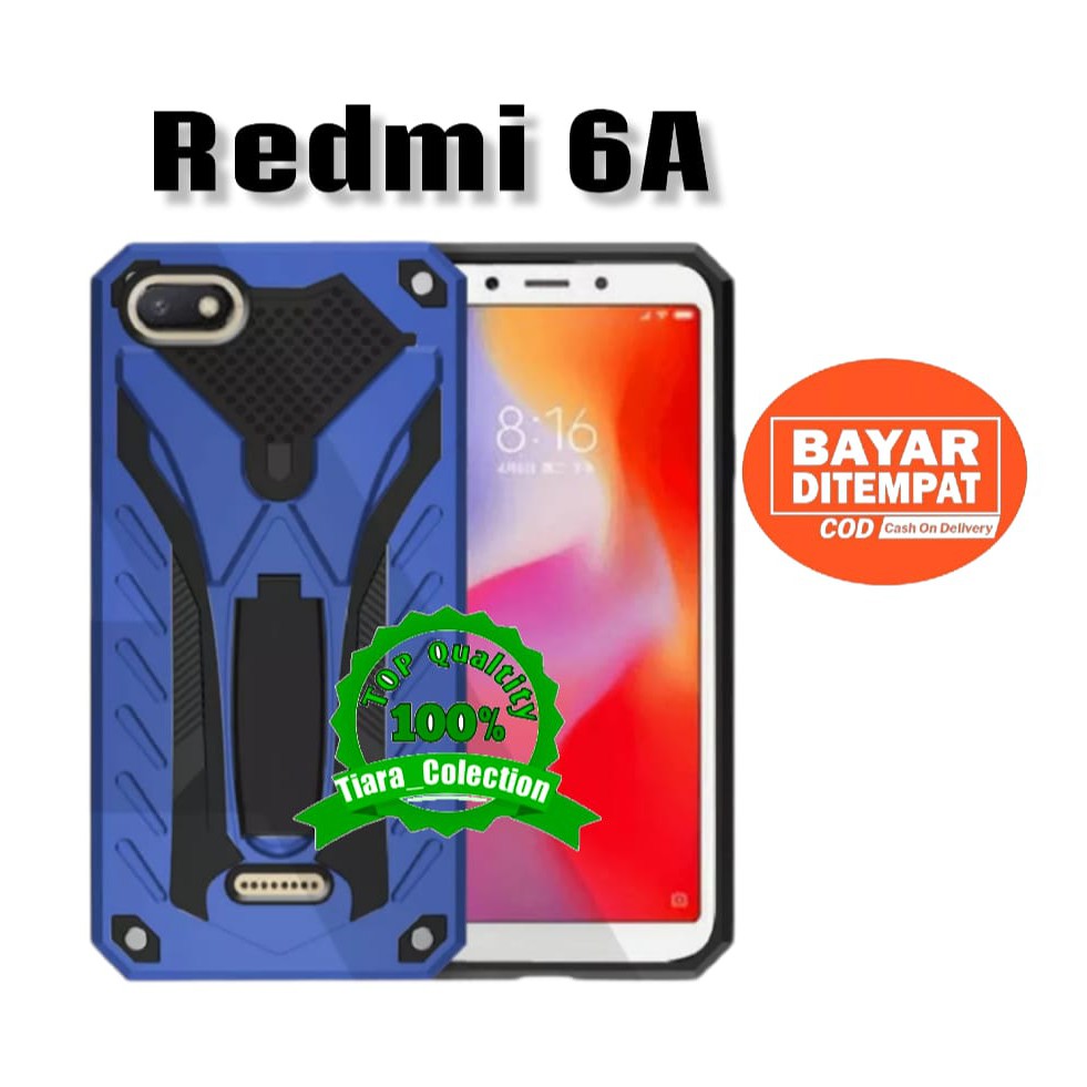 Case HP Xiaomi Redmi 6A casing standing robot transformers cover handphone