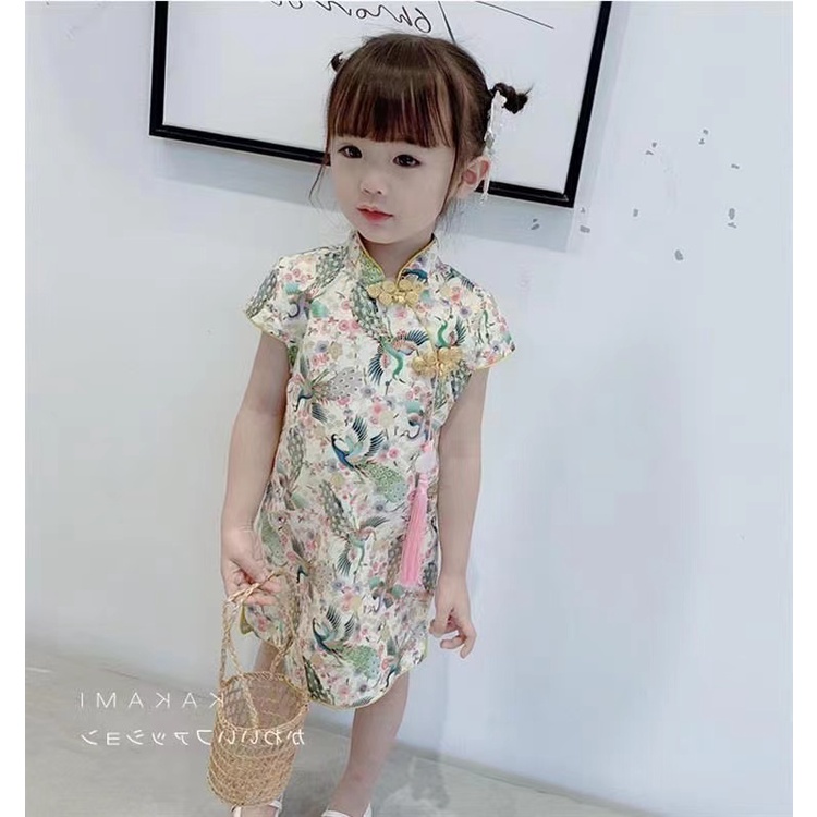 Dress anak perempuan Cheonsam Impor Premium