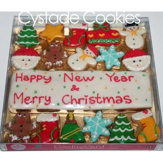 

COOKIECARD 17X17CM - KARTU UCAPAN NATAL BISA DIMAKAN, BISA CUSTOM