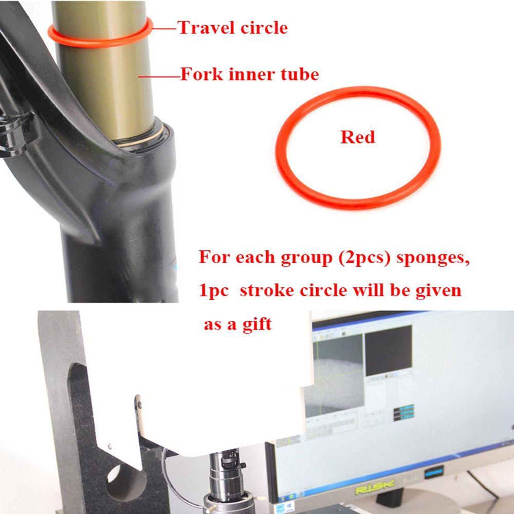 Suyo 2Pcs Front Fork Maintenance 32 /34 /35 /36mm Aksesoris 32-36mm Front Forks Forks Sponge Ring
