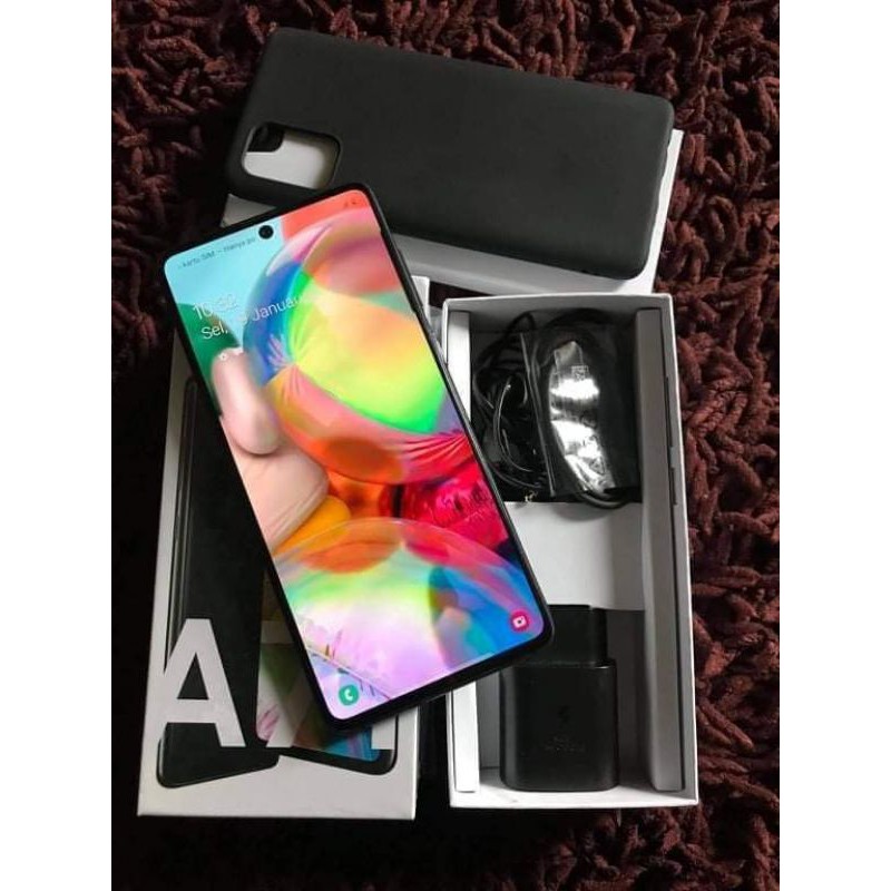 jual HP Handphone Bekas Samsung Galaxy A71 Ram 8/128GB seken second berkualitas