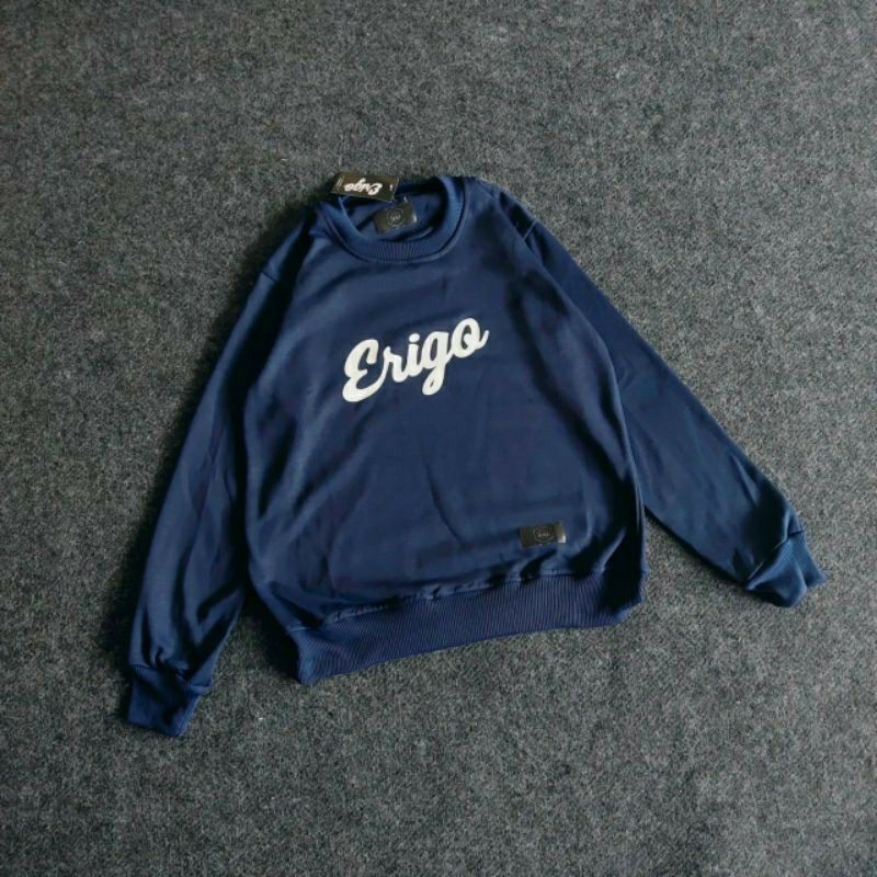 CrewNeck Erigo Sablon Pria Wanita Sweater erigo