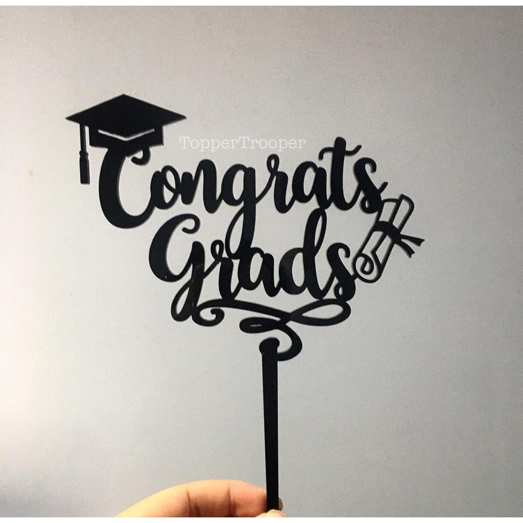 READY Topper Kue - Cake Topper Graduation