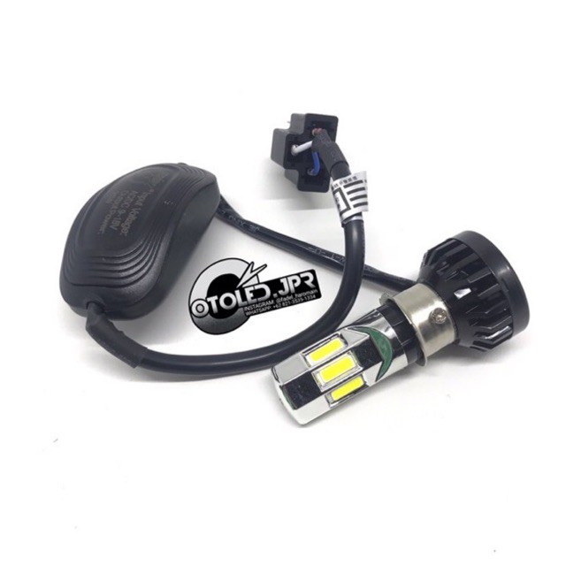 Lampu depan utama led motor rtd 6 sisi original rayton soket H4 H6 universal bebek matic super terang lampu motor led bario beat fi supra vixion megapro ac dc super terang lamou motor variasi ld osram philips dua warna h4 h6 lampu sepeda motor led-1