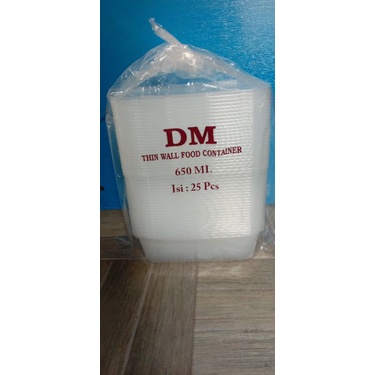 Thin wall DM 650 ml