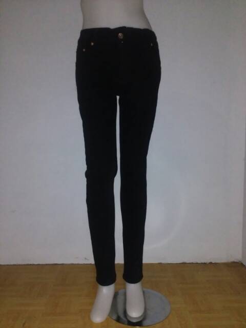 Celana Jeans slimfit wanita 27 - 38  / Soft Jeans Pensil hitam Cewek bahan denim strech