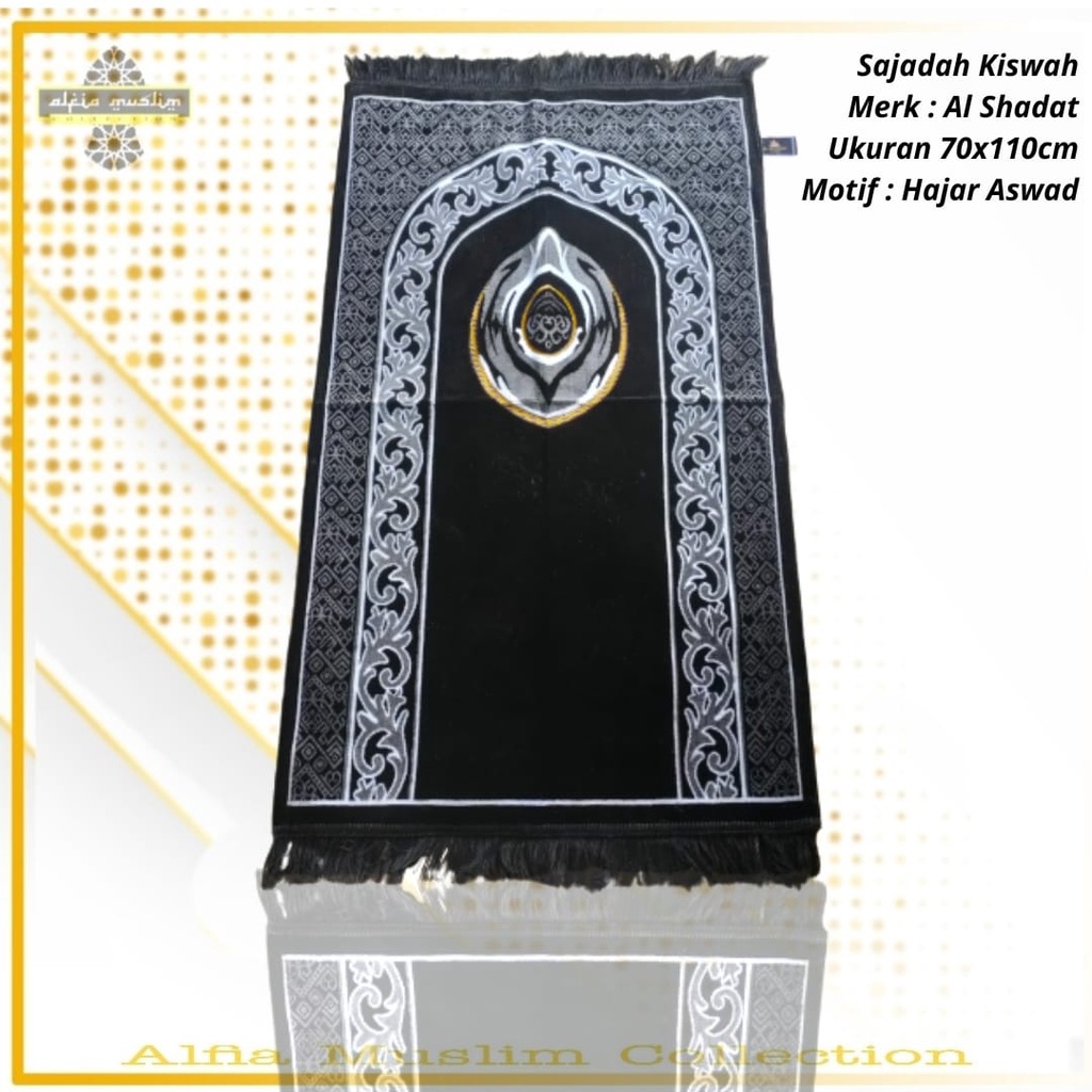 Sajadah Kiswah Ukuran 70 x 110 Made in Turkiye / Sejadah Kiswah / Sajadah al shadat