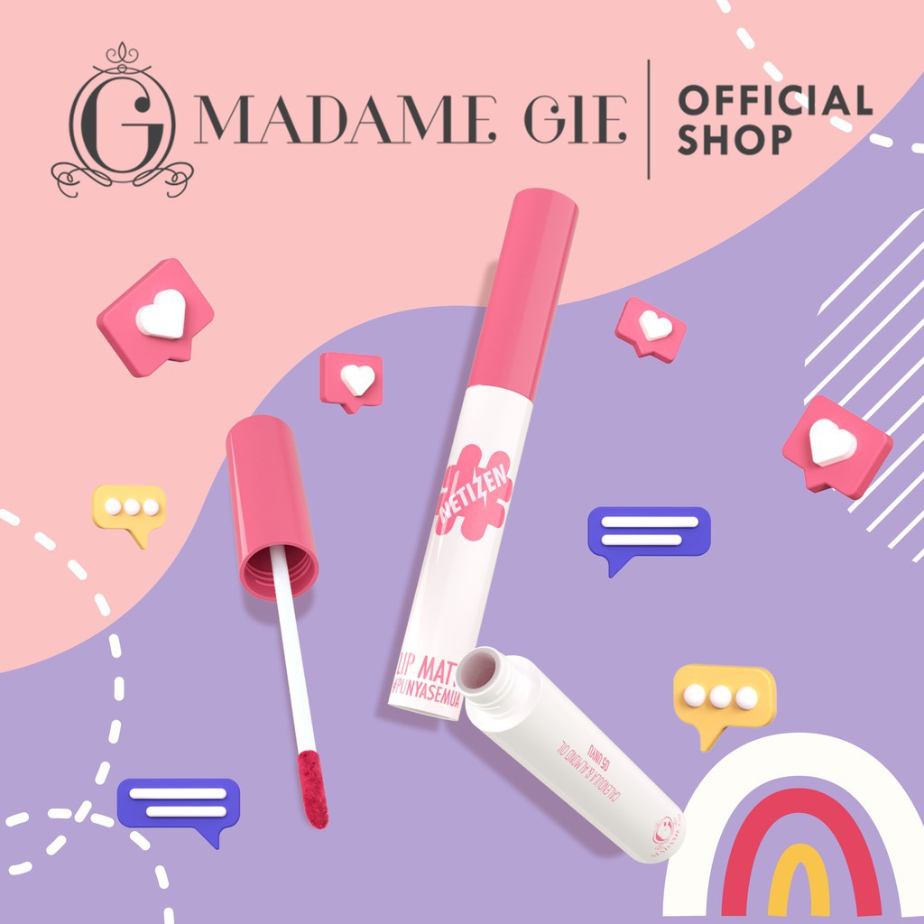 READY! Madame Gie Netizen Lip Matte ORIGINAL | netijen lipstick manja