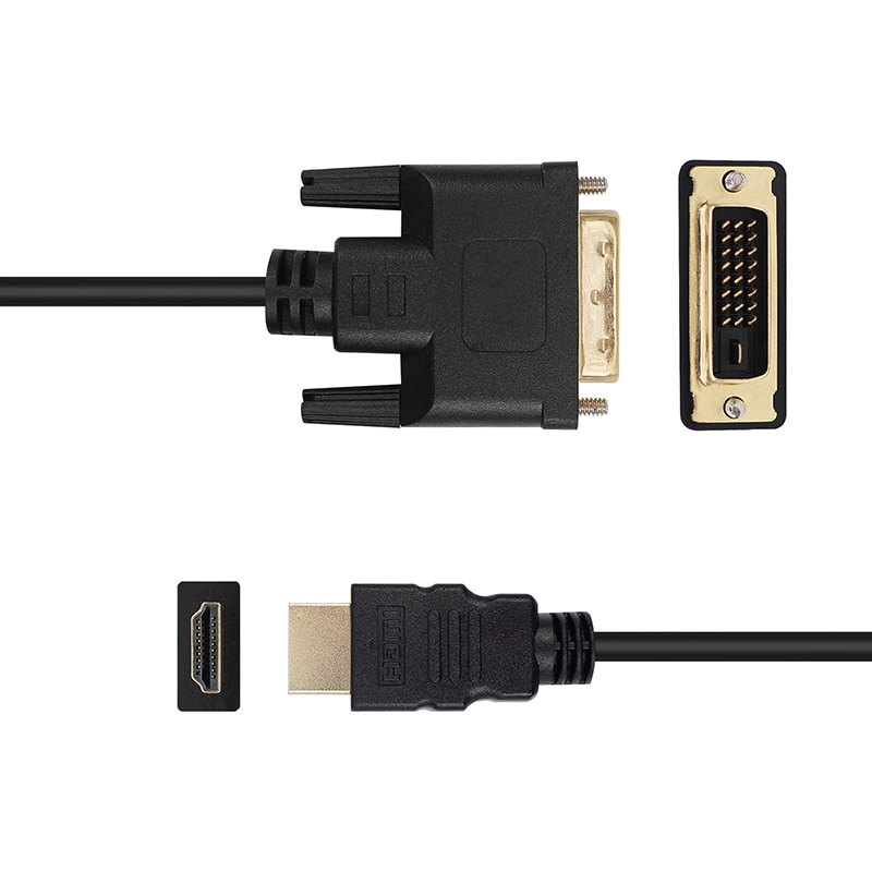 Kabel Video Adapter HDMI to DVI 24+1 Pin 1080P 1.8M FSU