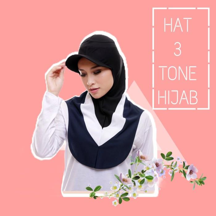 hijab instan sport hijab running pastan sport 3 tone