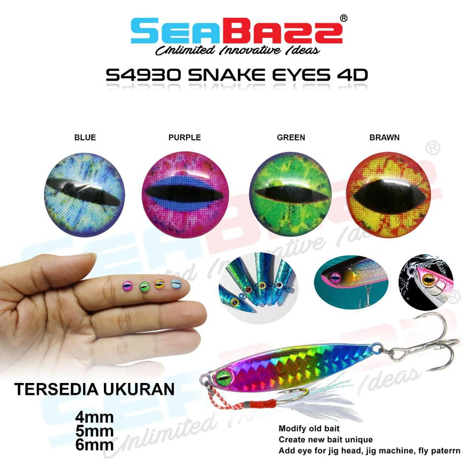 SEABAZZ SNAKE EYES / MATA IKAN - 4D S4930