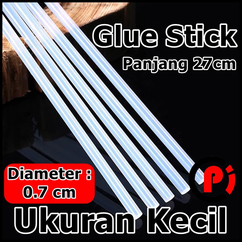 isi lem tembak glue stick kecil panjang 27 cm tebal 0.7 cm