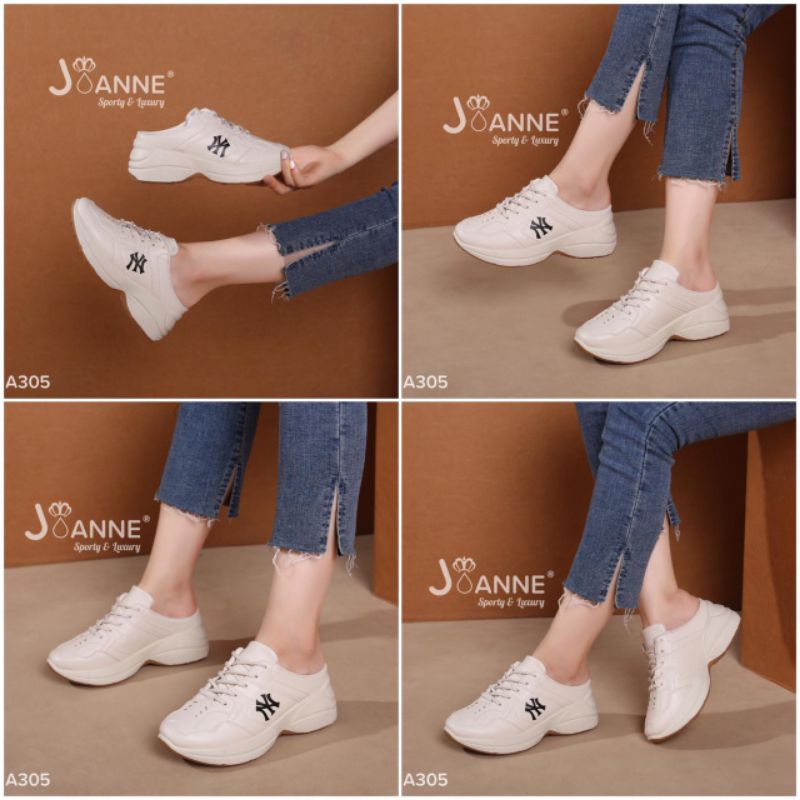 RESTOCK!! [ORIGINAL] JOANNE Casual Slop Sneakers Shoes Sepatu Wanita #A305