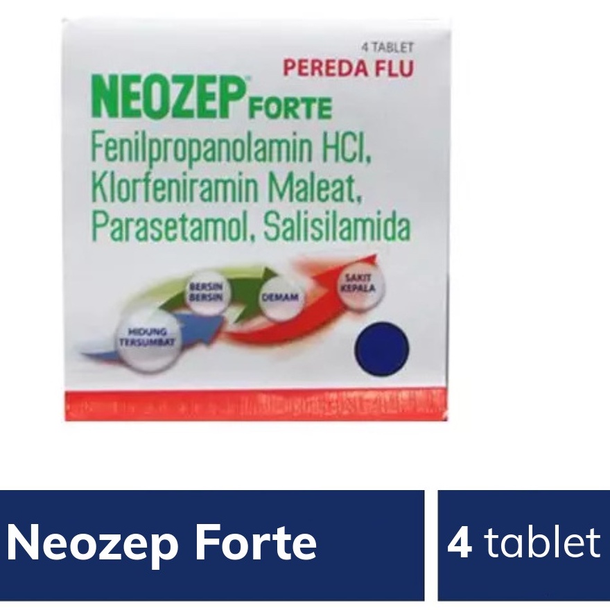 Neozep Forte Obat Flu dan Hidung Tersumbat