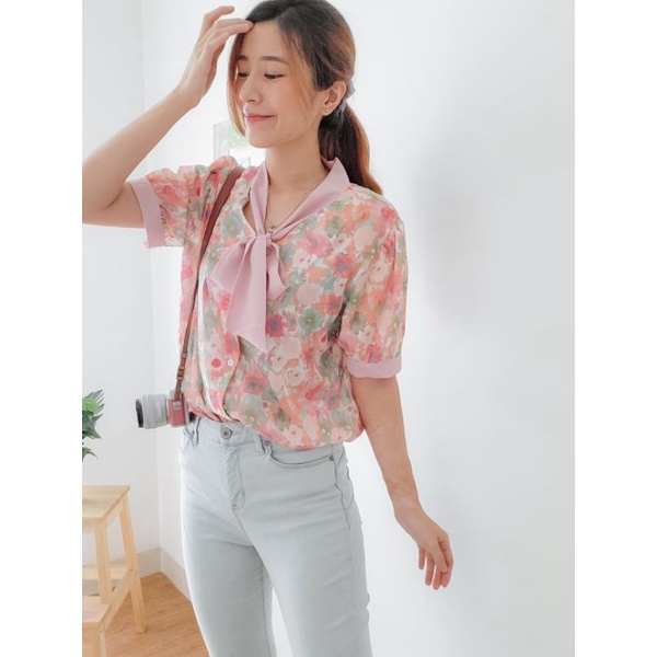 SELINE - Hwayoung Floral Blouse